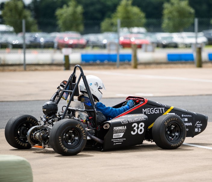 Charles Day takes to the race track with Sheffield University's Formula Racing team - Charles Day Steels