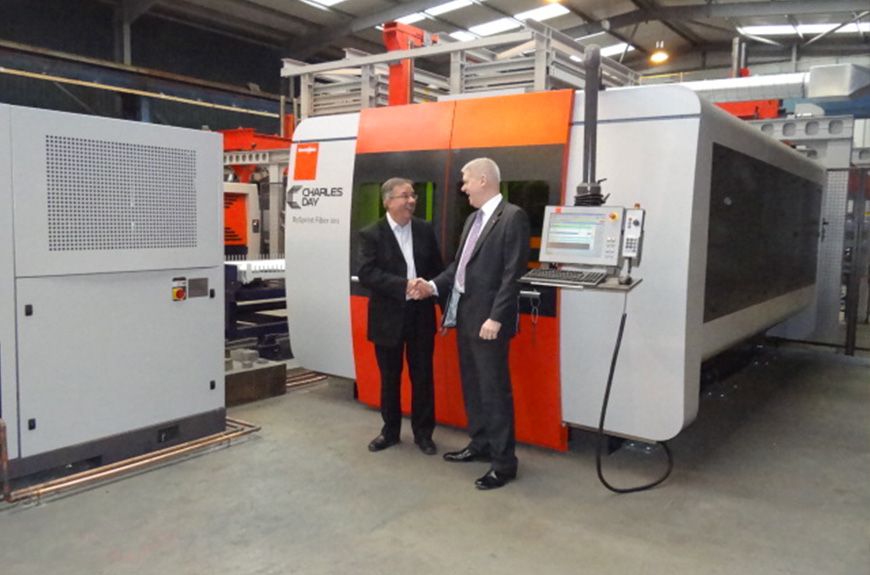 Charles Day reaping rewards of new fibre laser