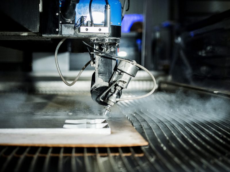 Bevel Cutting Services - Waterjet Bevel Cutting - Charles Day Steels