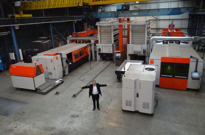 New Laser Machines with Automation - Charles Day Steels